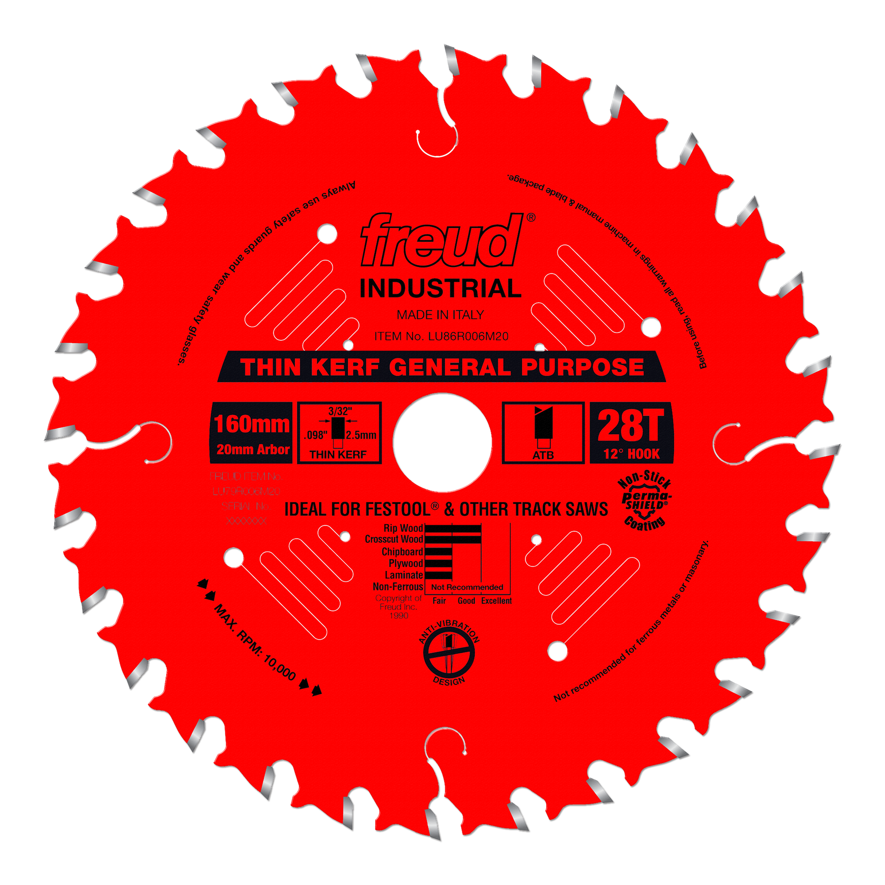 Freud Combination (Thin Kerf) Saw Blades