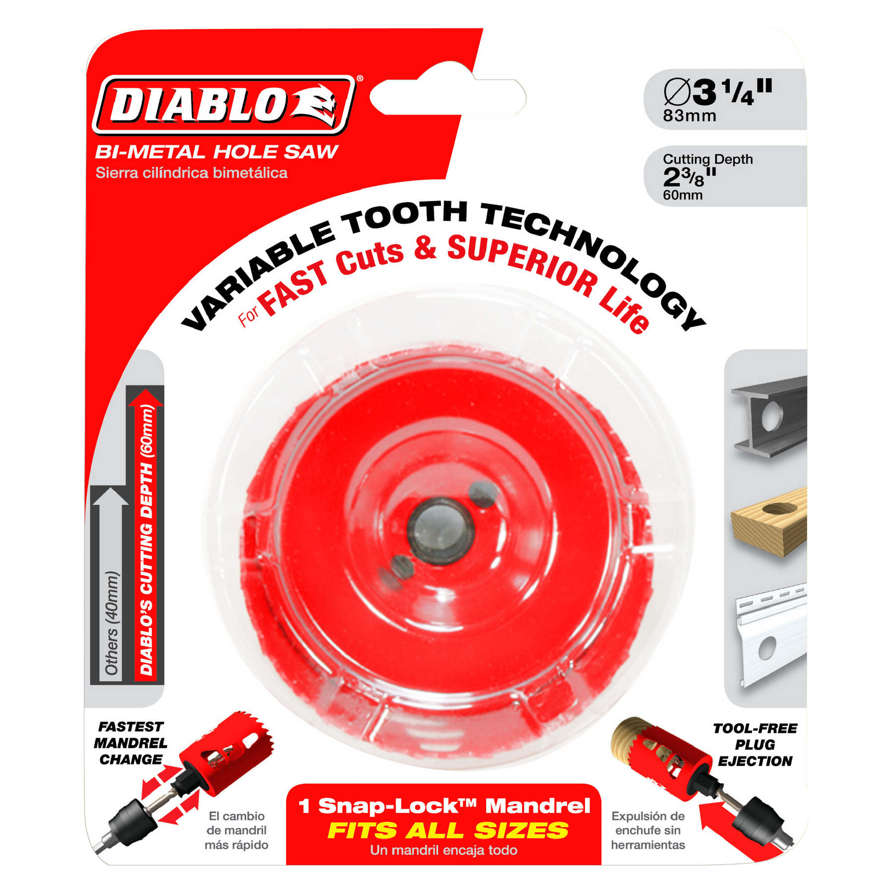 Diablo Bi-Metal Hole Saw