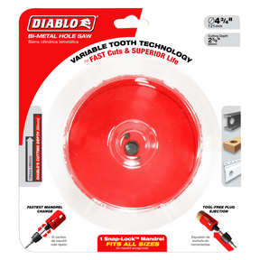 Diablo Bi-Metal Hole Saw