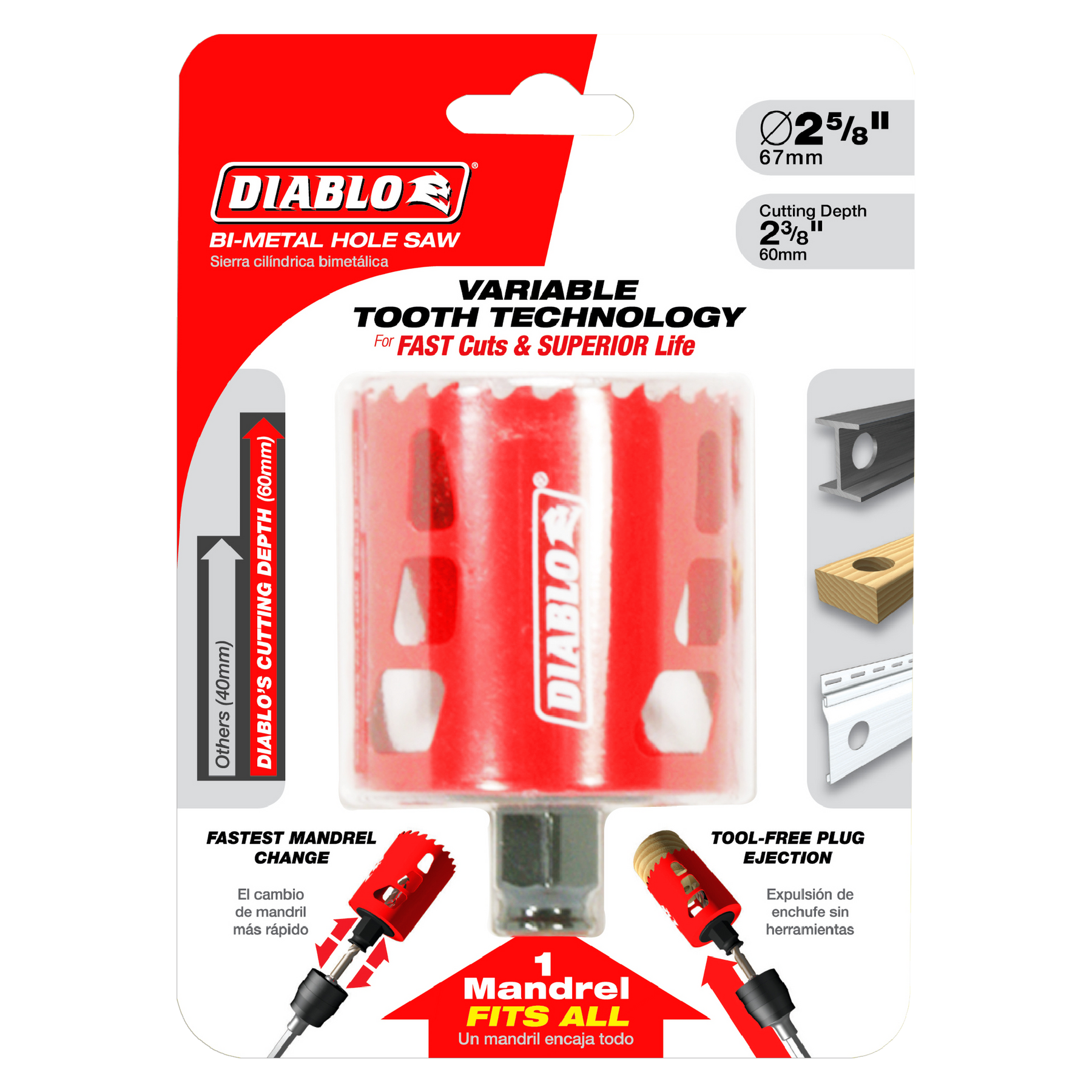 Diablo Bi-Metal Hole Saw