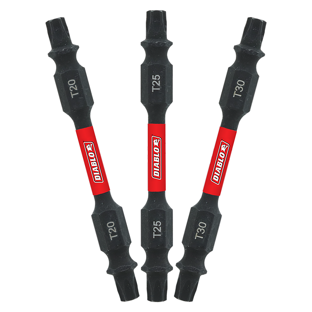 クリーク　DIABLO COBRA 2本セット Diablo 2-1/2 in. Double-Ended Torx Drive Bit - JMP Wood
