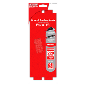 Diablo 4-3/16 in. x 11-1/4 in. Drywall Sanding Sheet
