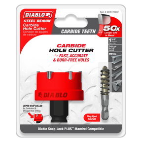 Diablo Steel Demon™ Carbide Teeth Hole Cutter