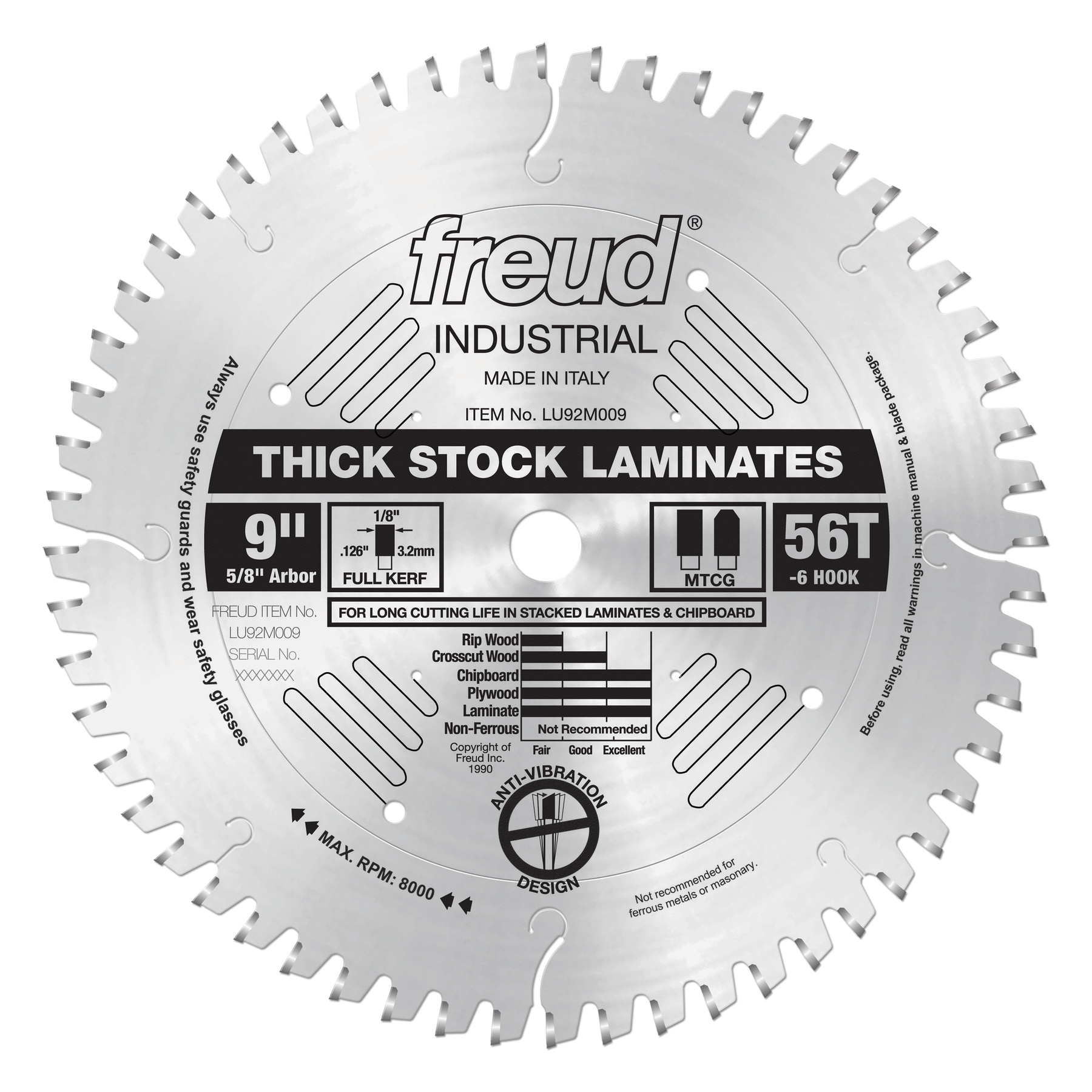 Freud Thick-Stock Laminate Saw Blades