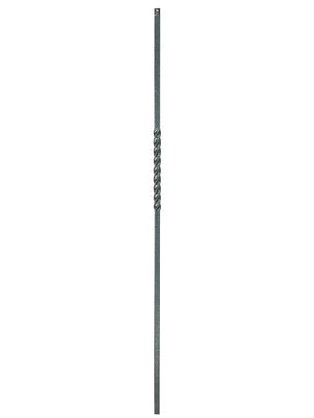Iron Baluster 2G02 - 5/8" Square - Single Twist