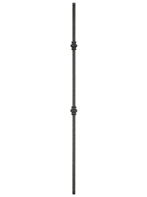 Iron Baluster 2G61 - 5/8" Square - Double Knuckle
