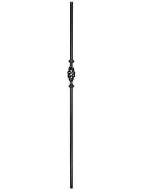 Iron Baluster 2GR11 - 5/8" Round - Single Basket