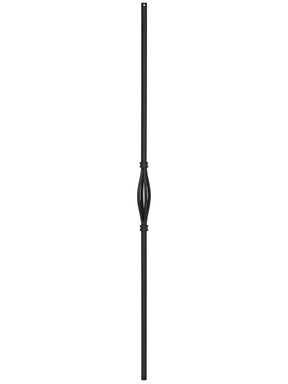 Iron Baluster 2GR18 - 5/8" Round - Single Basket: Slimline