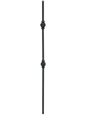 Iron Baluster 2GR23 - 5/8" Round (Ball - Double Ball)