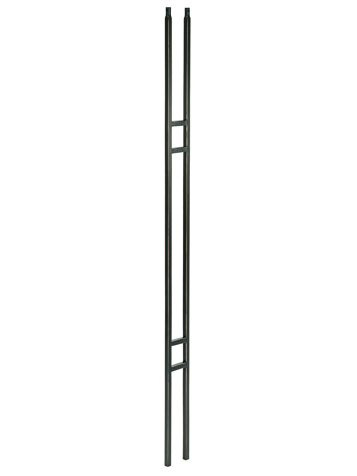 Iron Baluster T19 - 1/2" Square - Contemporary Craftsman Double Panel