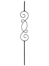 Iron Baluster T57 - 1/2" Square (Scroll - S Scroll)