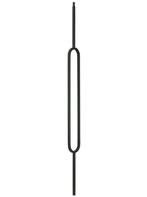 Iron Baluster 9088XL - 1/2" Square - 24" Contemporary Oval