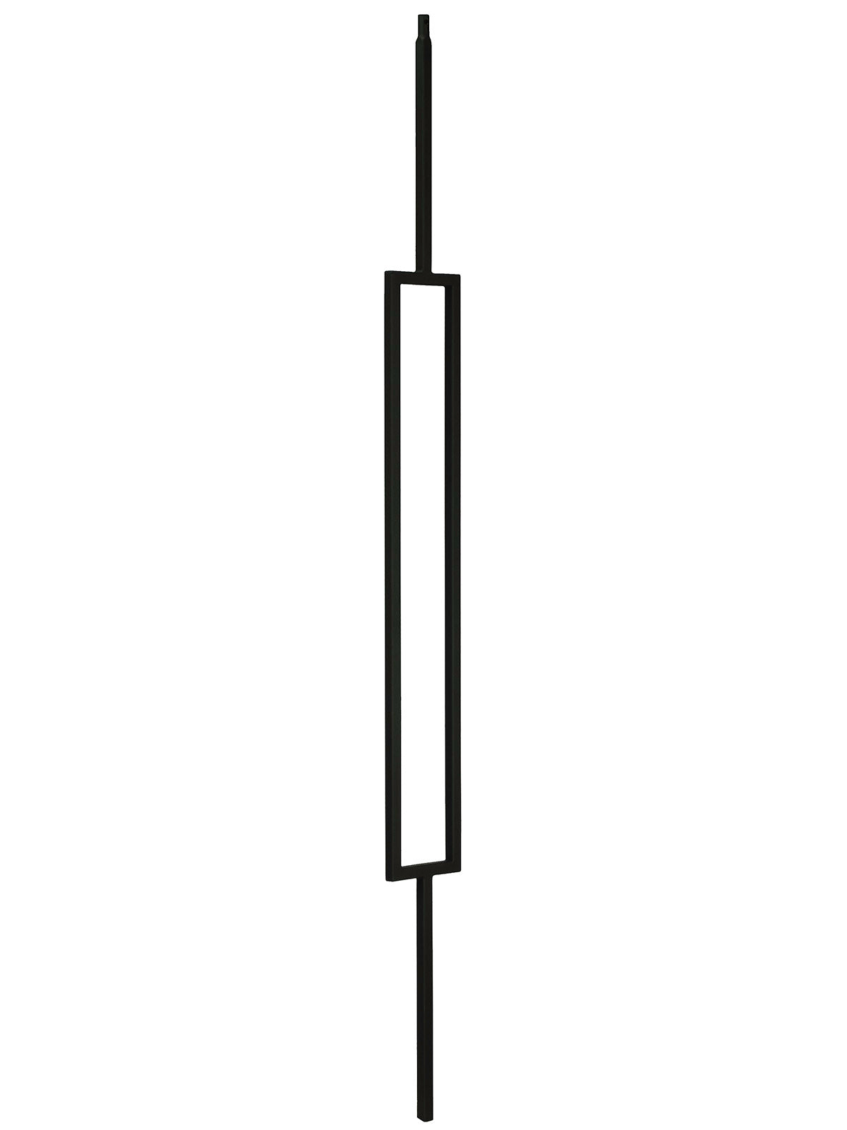 Iron Baluster T81 - 1/2" Square (Contemporary - Single Rectangle)