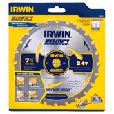 IRWIN Marathon Circular Saw Blade 14030 (7-1/4" / 24T)