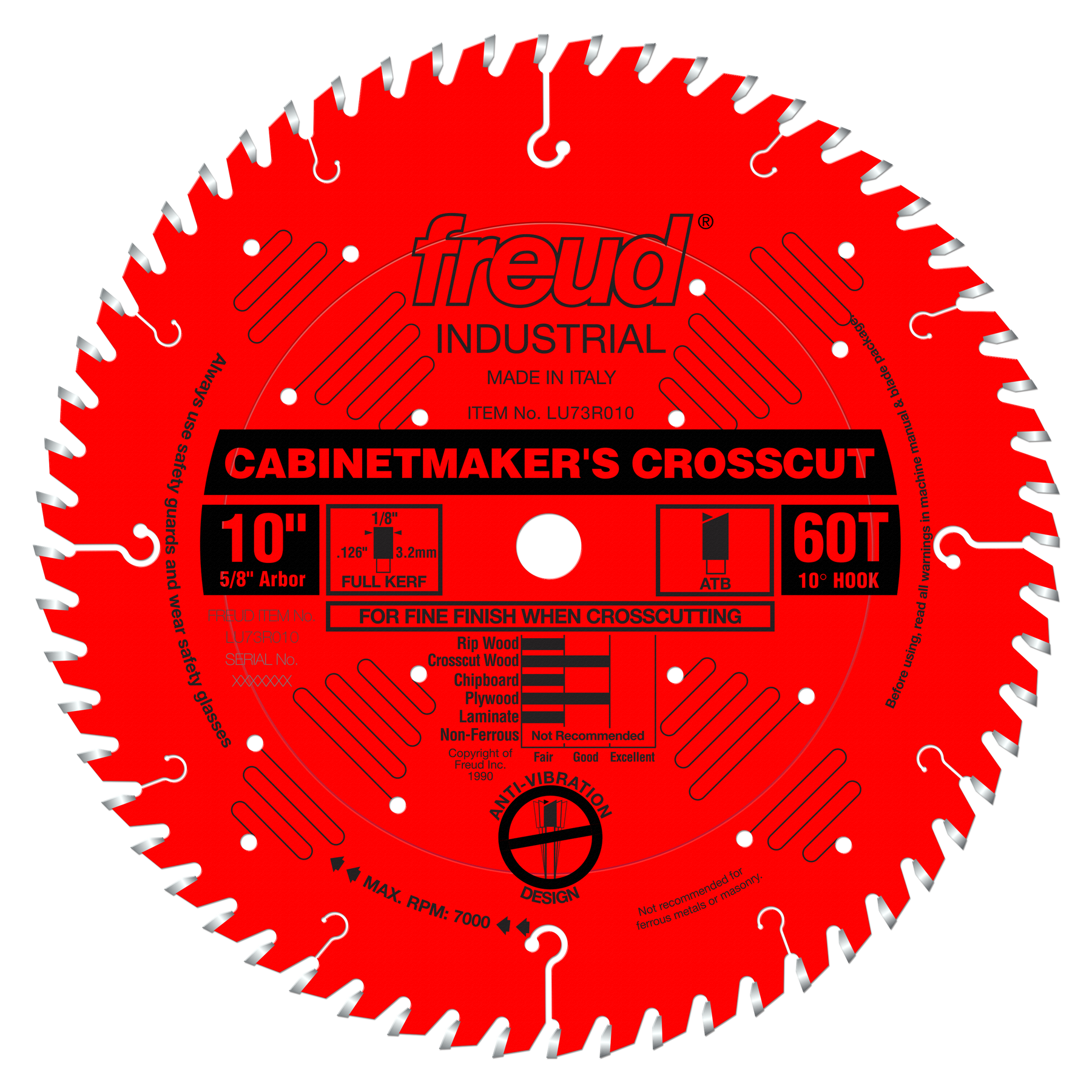 Freud Cabinetmaker’s Crosscutting Saw Blades