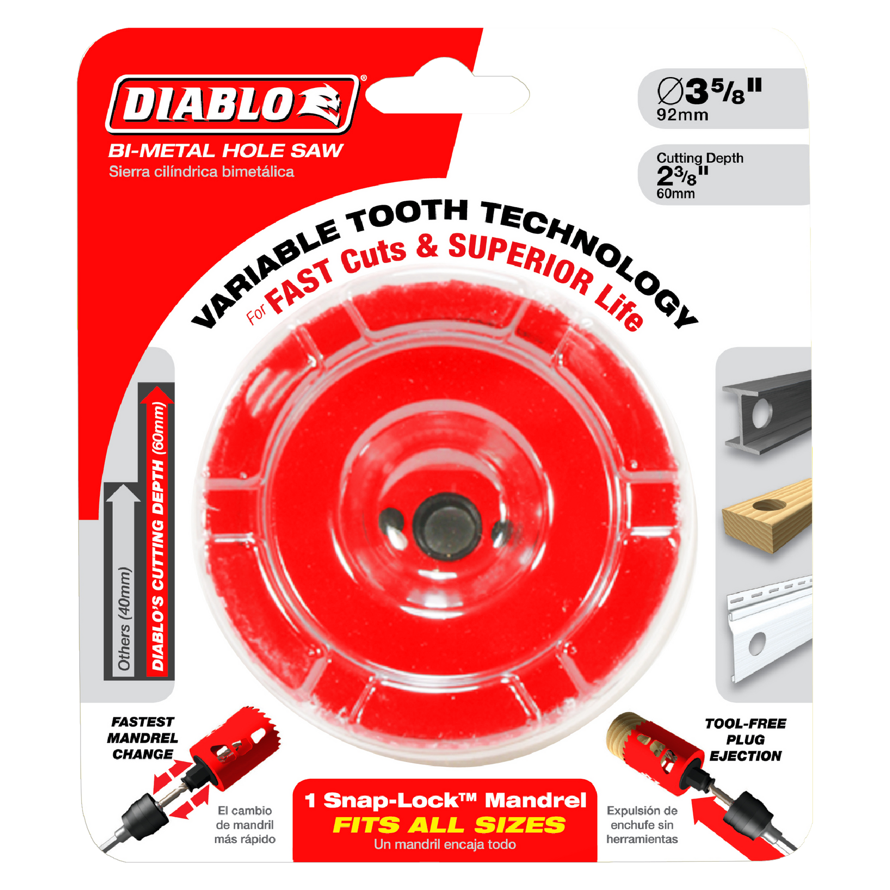 Diablo Bi-Metal Hole Saw