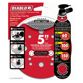 Diablo 5 in. ROS Hook & Lock™ Discs