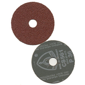 Klingspor Abrasive Aluminum Oxide Fibre Disc - 5" Disc, 7/8" Center Hole