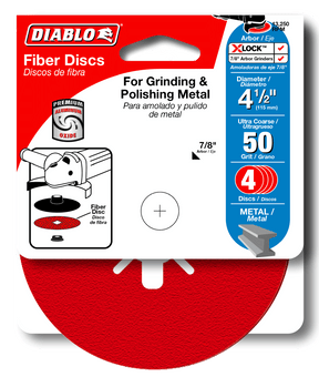 Diablo Fiber Disc, Aluminum Oxide