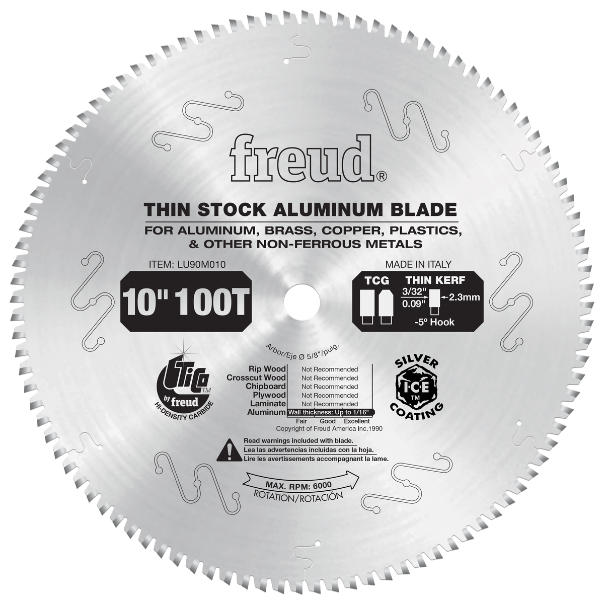 Freud Aluminum & Non-Ferrous (Thin) Saw Blades