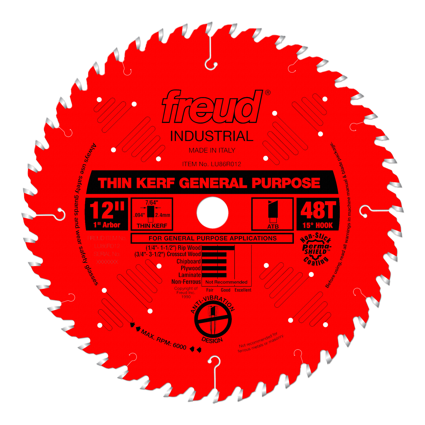 Freud Combination (Thin Kerf) Saw Blades