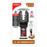 Diablo Starlock Bi-Metal Oscillating Blades for Nail-Embedded Wood