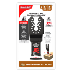 Diablo Starlock Bi-Metal Oscillating Blades for Nail-Embedded Wood Diablo Starlock Bi-Metal Oscillating Blades for Nail-Embedded Wood