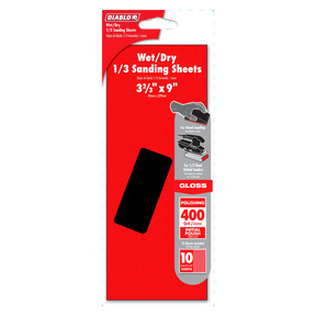 Diablo Wet/Dry 1/3 Sheet (3-2/3 in x 9 in.) Sanding Sheet