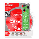 Diablo Diamond Segmented Turbo Cut-Off Discs for Masonry