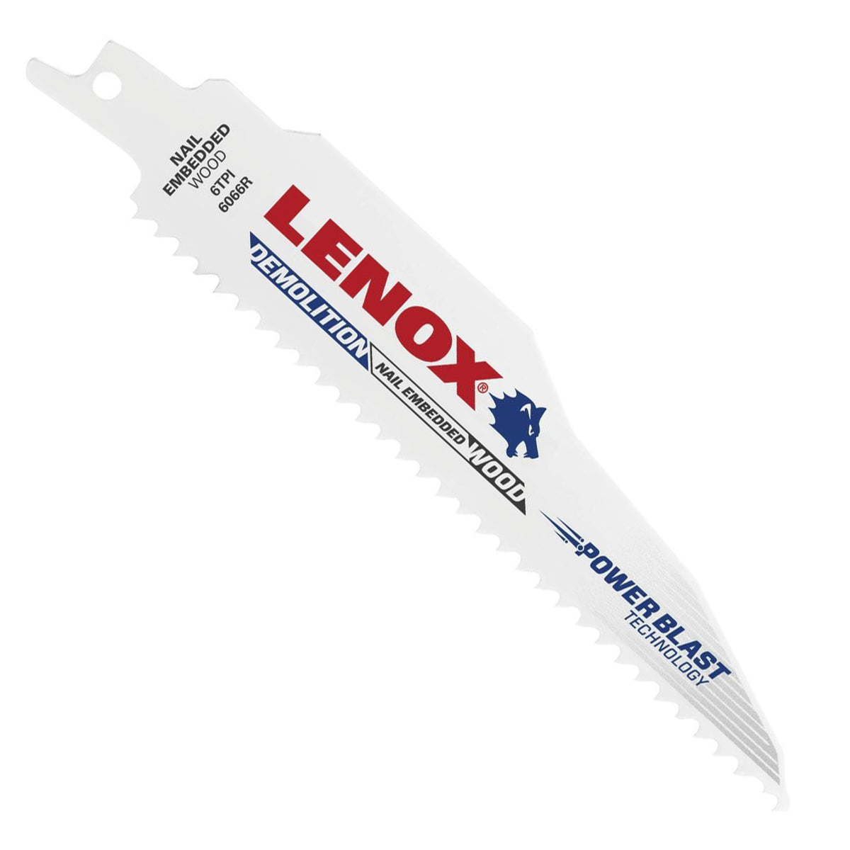 Lenox Demolition Wood Reciprocating Saw Blades - Bi-Metal, 6-inch, 6 TPI - 6066R (10 Pack)