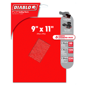 Diablo 9 in. x 11 in. Sanding Sheet