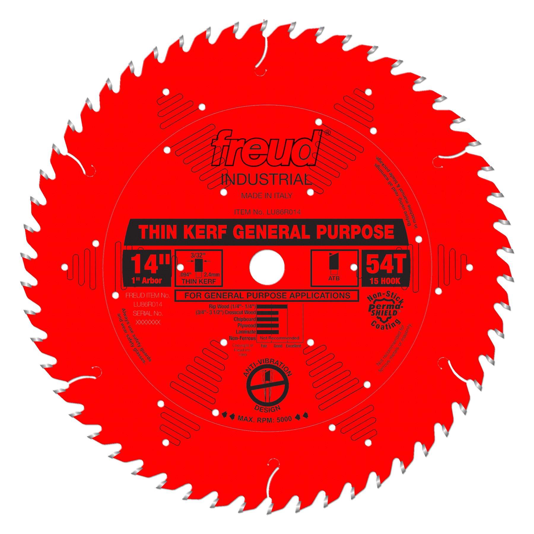 Freud Combination (Thin Kerf) Saw Blades