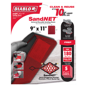 Diablo 9 in. x 11 in. SandNET™ Universal Reusable Sanding Sheet