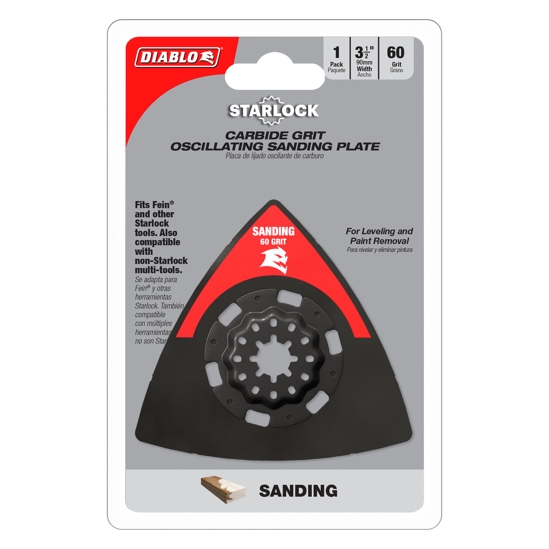 Diablo Starlock Carbide Grit Oscillating Sanding Plate