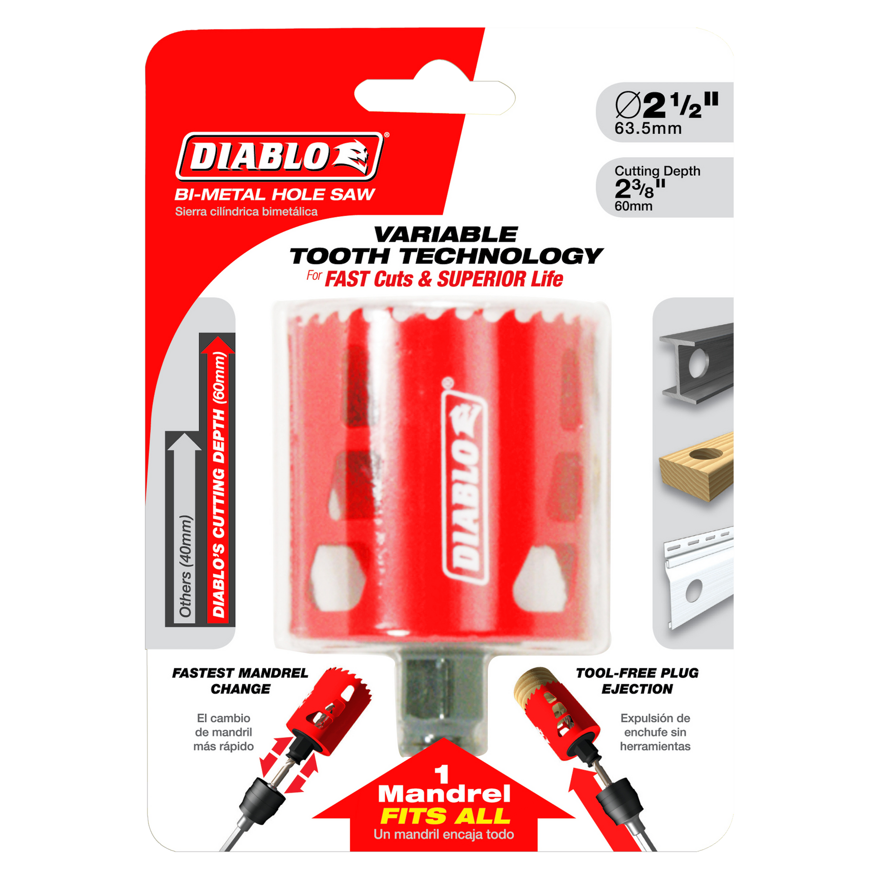 Diablo Bi-Metal Hole Saw