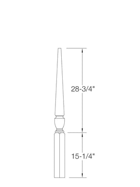 Stockbridge 3013 Stabilizer Newel Post (3-1/2")