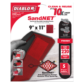 Diablo 9 in. x 11 in. SandNET™ Universal Reusable Sanding Sheet