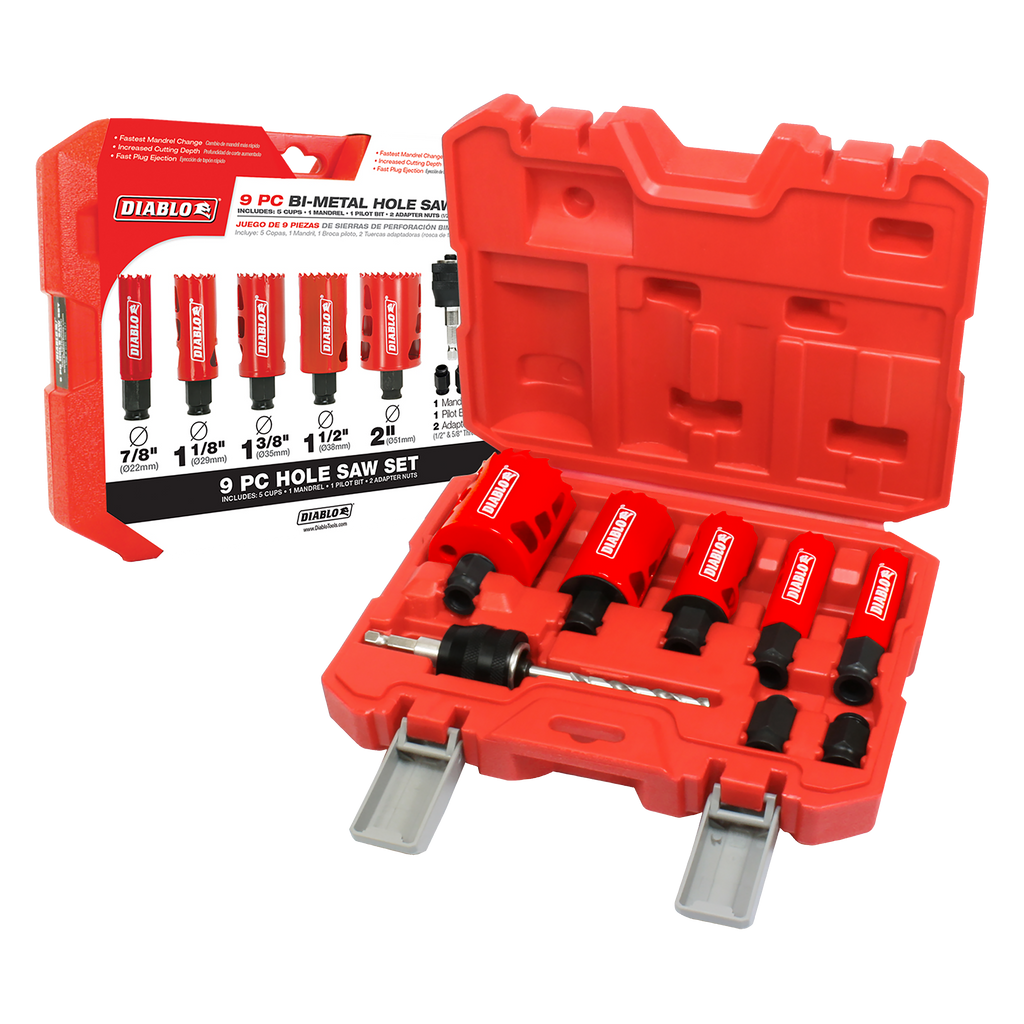 Diablo Bi-Metal Hole Saw Set - JMP Wood