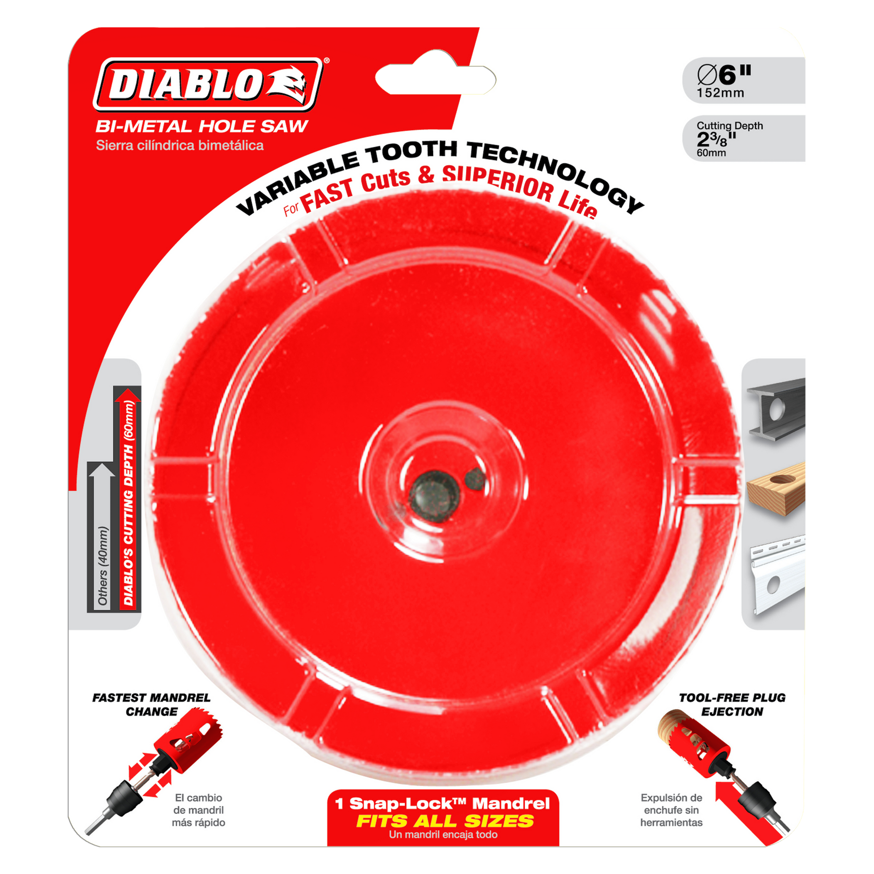 Diablo Bi-Metal Hole Saw