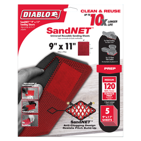 Diablo 9 in. x 11 in. SandNET™ Universal Reusable Sanding Sheet