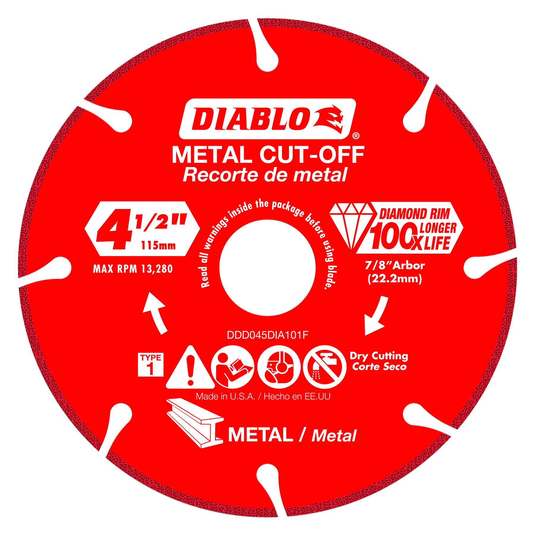 Diablo Diamond Metal Cut-Off Blade