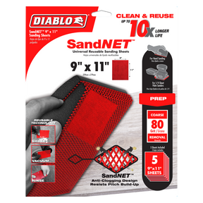 Diablo 9 in. x 11 in. SandNET™ Universal Reusable Sanding Sheet
