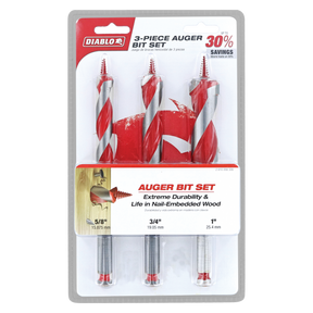 Diablo Auger Bit Set