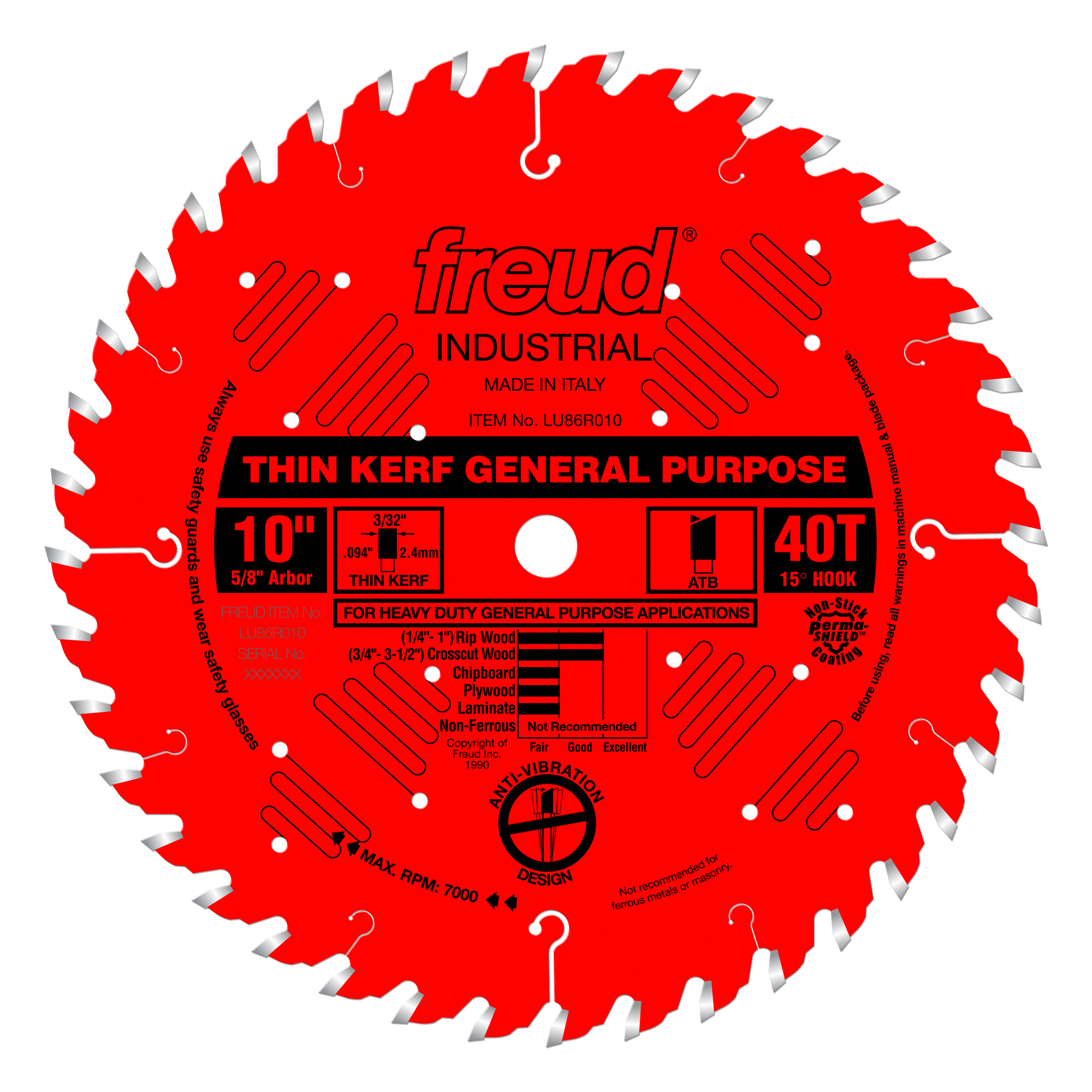 Freud Combination (Thin Kerf) Saw Blades