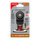 Diablo Starlock Bi-Metal Oscillating Blades for Nail-Embedded Wood