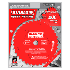 Diablo Steel Demon Carbide-Tipped Saw Blade for Thick Metal