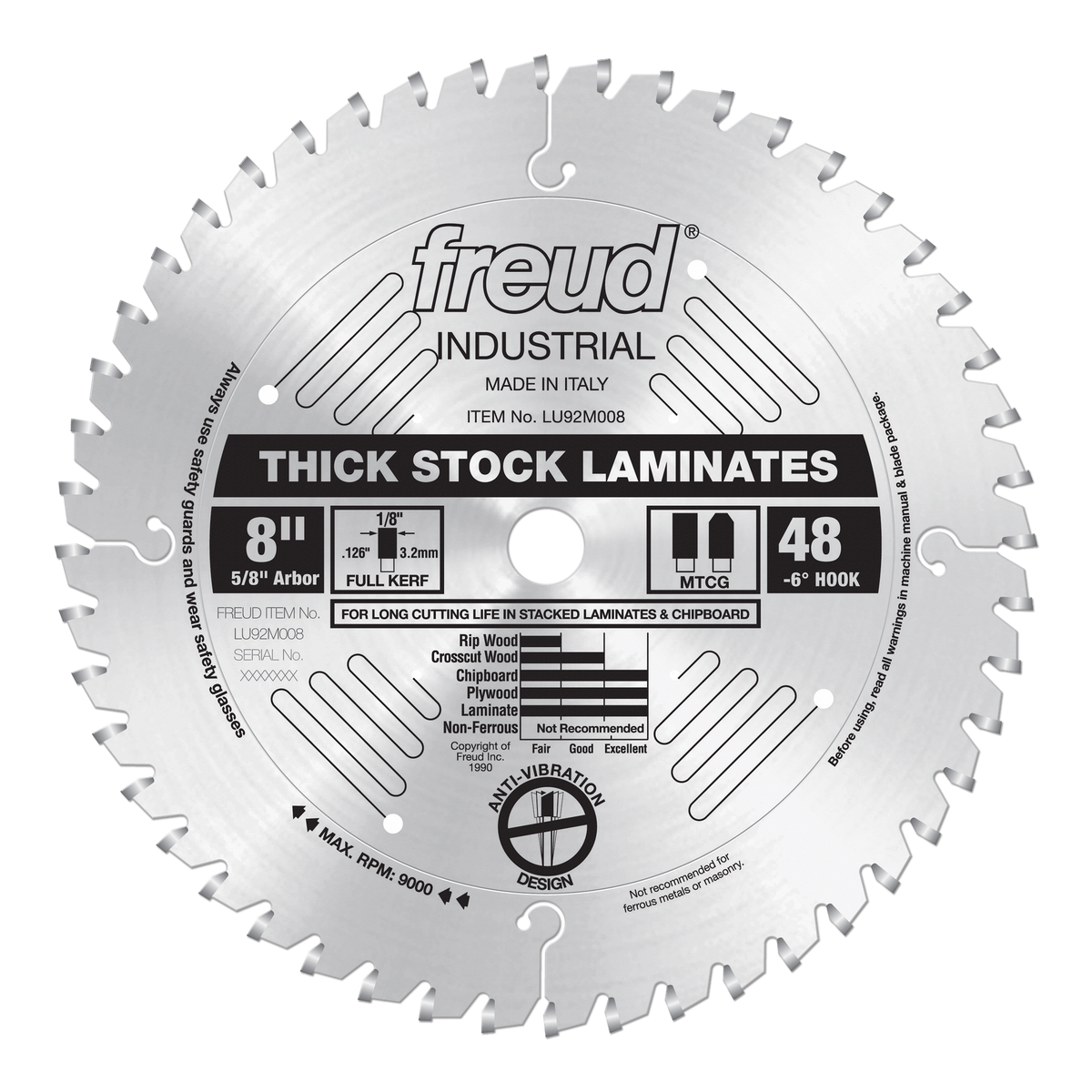 Freud Thick-Stock Laminate Saw Blades