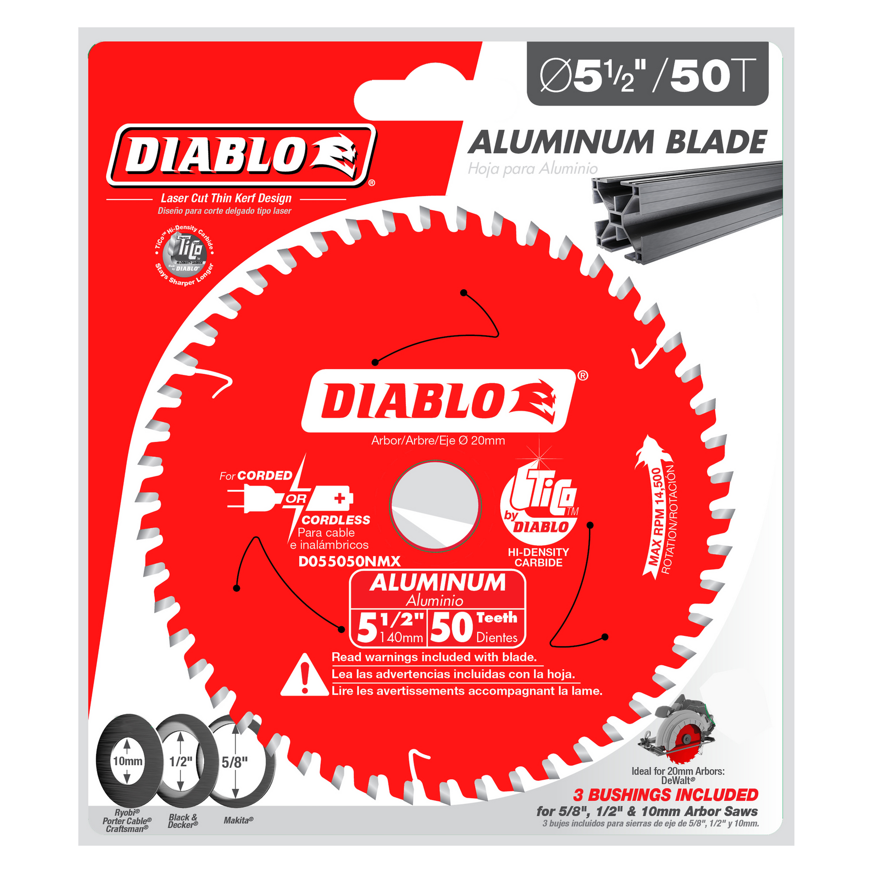 Diablo Aluminum Cutting Saw Blade - JMP Wood