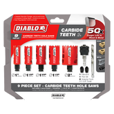 Diablo Carbide General Purpose Hole Saw Set