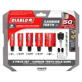 Diablo Carbide General Purpose Hole Saw Set